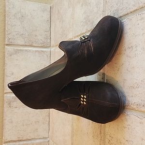 1940's Women's suede heels